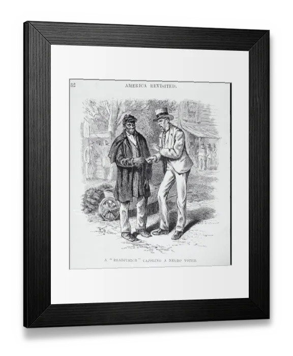 Framed Print : Man Teasing Voter