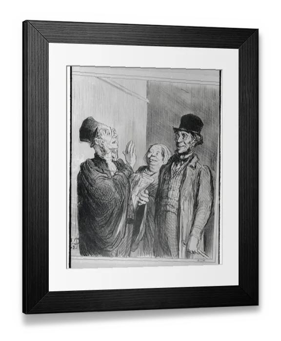 Framed Print : Lawyer Reassuring the Client Framed Print : Lawyer Reassuring the Client