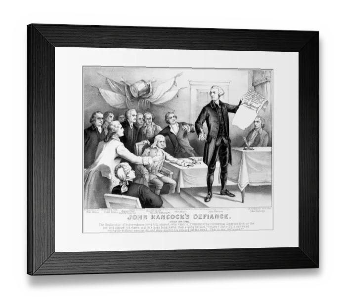 Framed Print : John Hancock Speaking Framed Print : John Hancock Speaking