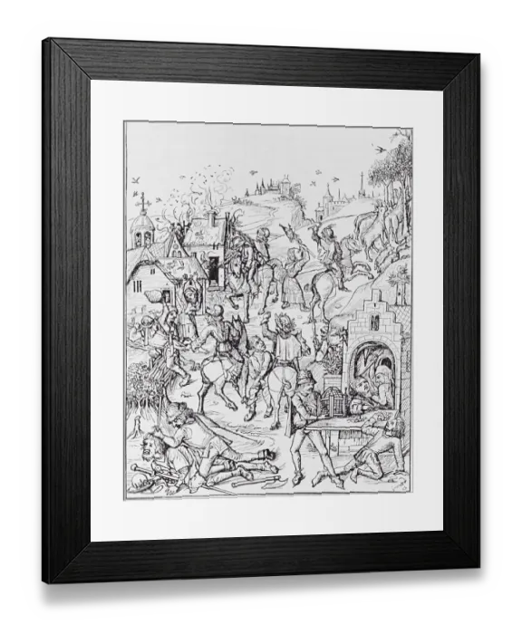 Framed Print : Robber Barons Ransacking Framed Print : Robber Barons Ransacking