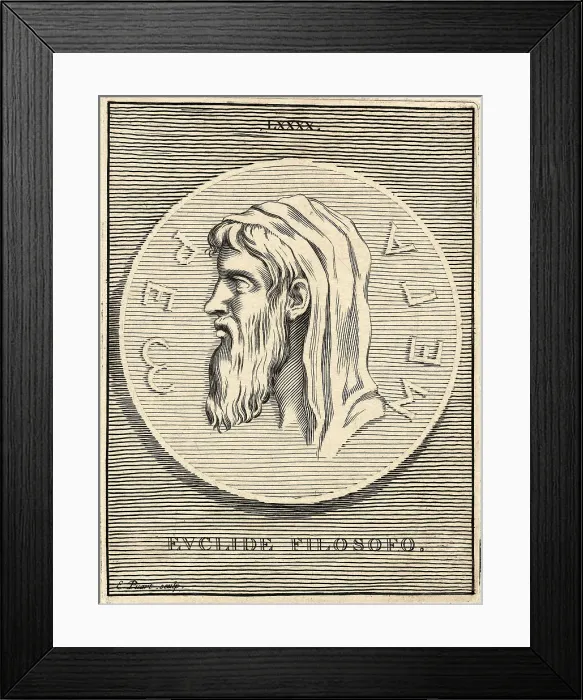 Framed Print : Portrait of Greek Mathematician Euclid Framed Print : Portrait of Greek Mathematician Euclid
