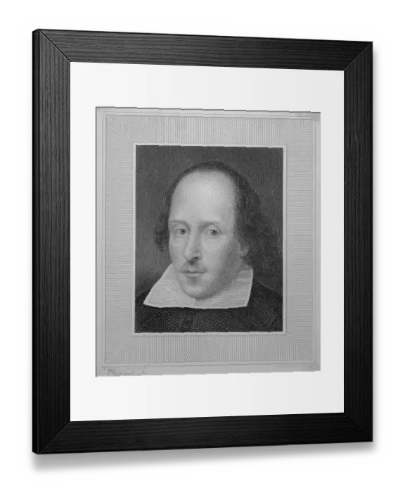 Framed Print : English Poet William Shakespeare