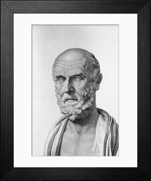 Framed Print : Portrait of Hippocrates