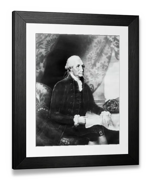 Framed Print : Portrait Of President George Washington Framed Print : Portrait Of President George Washington