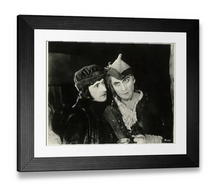 Framed Print : Otto Matieson W / J. Barrymore In Costume