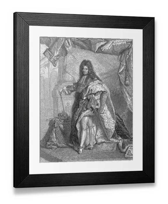 Framed Print : Louis XIV, King of France by Hyacinthe Rigaud Framed Print : Louis XIV, King of France by Hyacinthe Rigaud