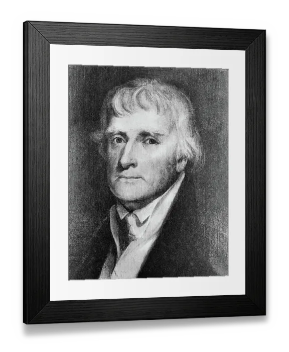 Framed Print : Painting Of Thomas Jefferson Framed Print : Painting Of Thomas Jefferson