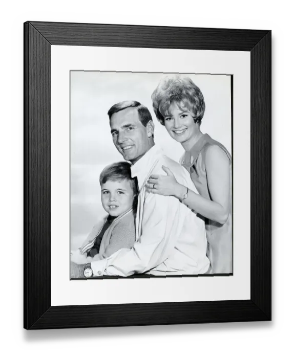 Framed Print : Family Portrait Of Gentle Ben Cast Framed Print : Family Portrait Of Gentle Ben Cast