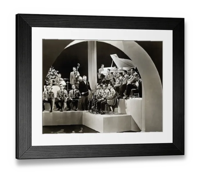 Framed Print : Richard Himber & His Orchestra Onstage Framed Print : Richard Himber & His Orchestra Onstage