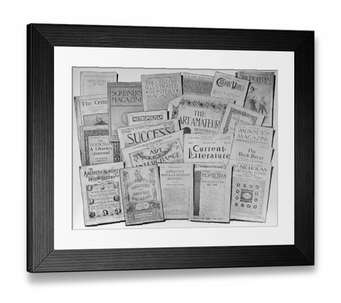 Framed Print : Variety of Magazine Covers Framed Print : Variety of Magazine Covers