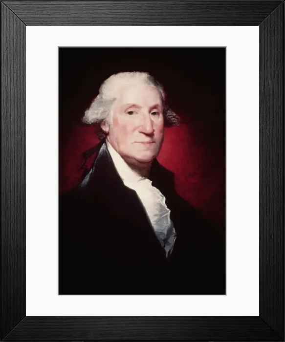 Framed Print : Portrait Of George Washington Framed Print : Portrait Of George Washington