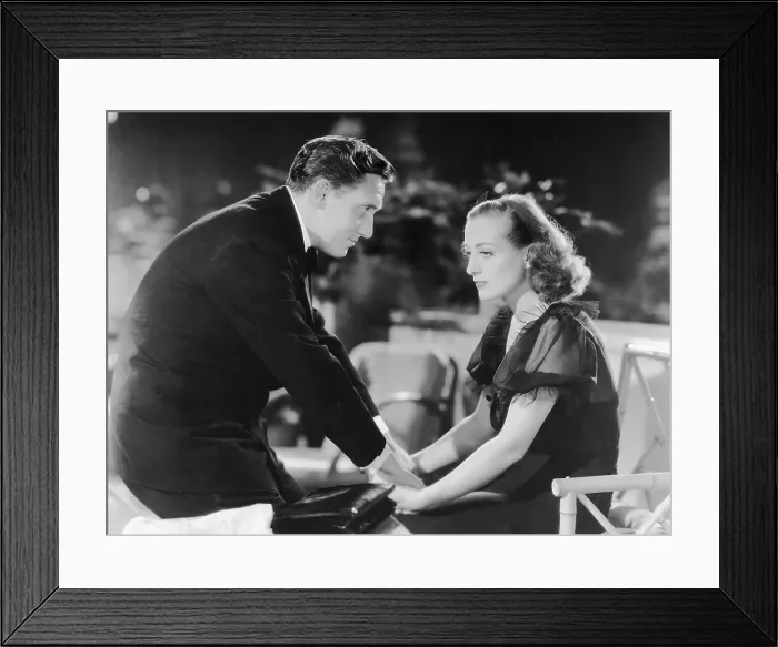 Framed Print : Joan Crawford & Spencer Tracy In Movie