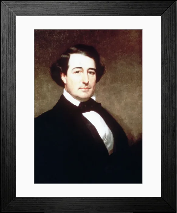 Framed Print : Painted Portrait Of Millard Fillmore Framed Print : Painted Portrait Of Millard Fillmore