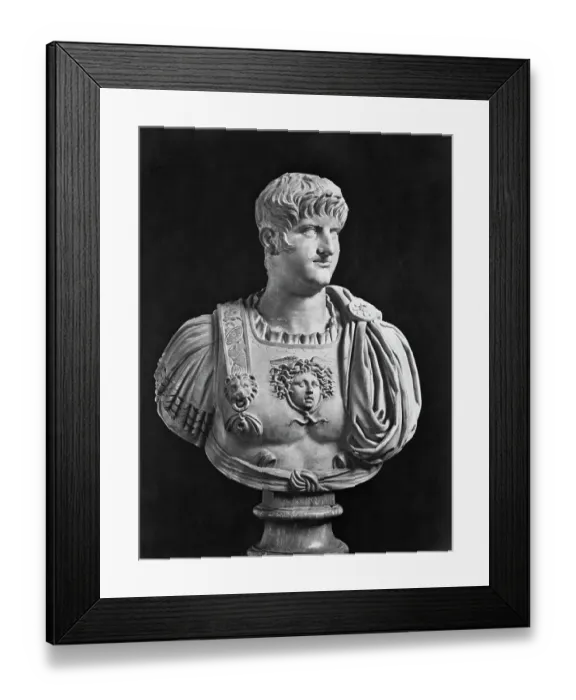 Framed Print : Bust Of Roman Emperor Nero Framed Print : Bust Of Roman Emperor Nero
