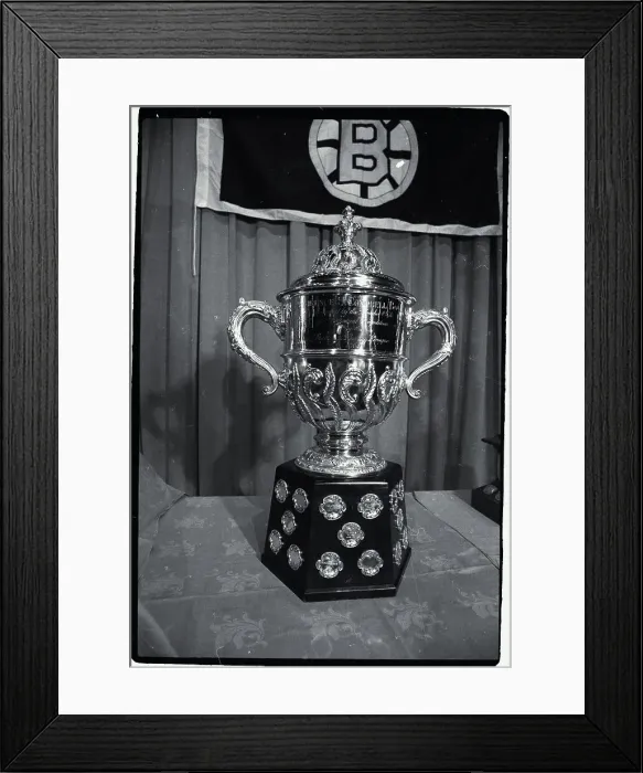 Framed Print : Hockey Trophy Standing on Table Framed Print : Hockey Trophy Standing on Table