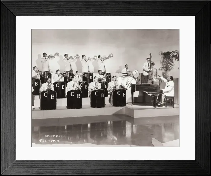 Framed Print : Count Basie and His Orchestra Framed Print : Count Basie and His Orchestra