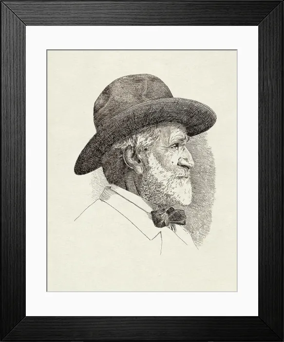 Framed Print : Guiseppe Verdi Framed Print : Guiseppe Verdi