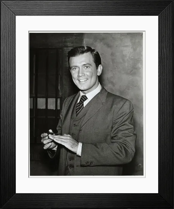 Framed Print : Portrait of Actor Doug McClure Framed Print : Portrait of Actor Doug McClure