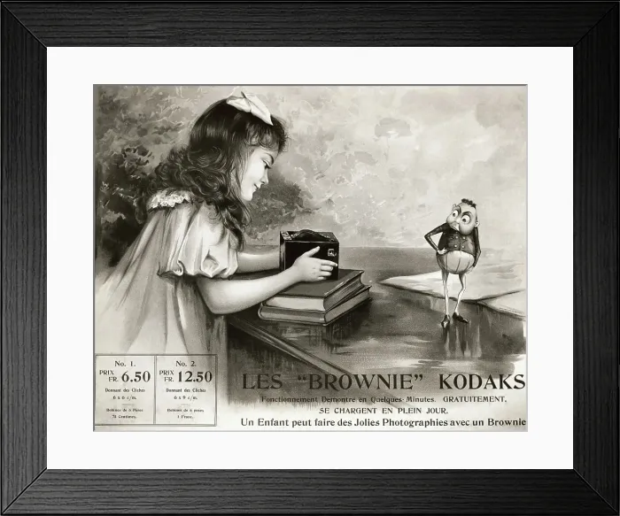 Framed Print : Advertisement for Kodak Brownie Cameras Framed Print : Advertisement for Kodak Brownie Cameras