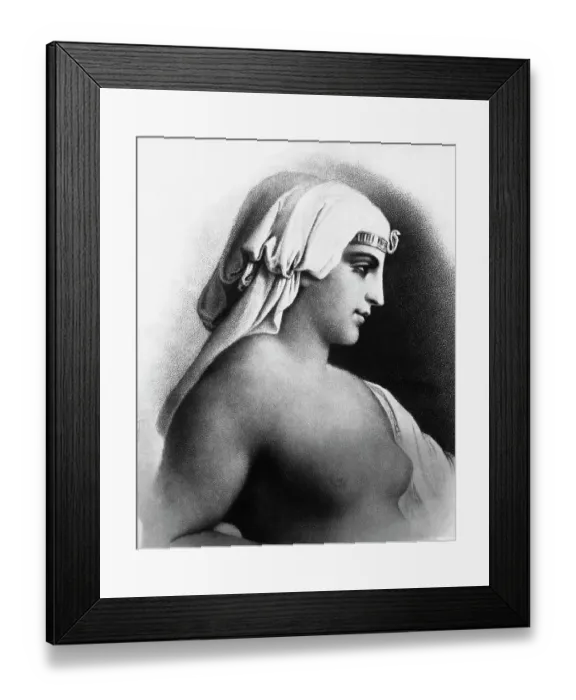 Framed Print : Portrait of Cleopatra, Queen of Egypt Framed Print : Portrait of Cleopatra, Queen of Egypt