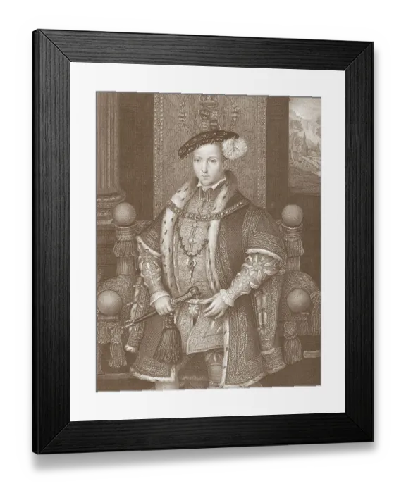 Framed Print : King Edward VI Framed Print : King Edward VI