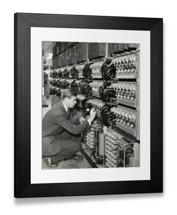 Framed Print : Western Union's Automated Electronic Telegraph Framed Print : Western Union's Automated Electronic Telegraph