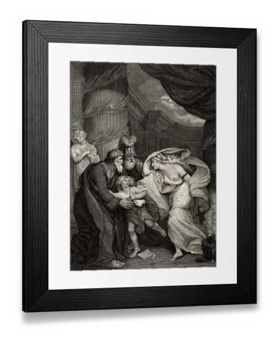 Framed Print : Shakespeare Character Titus Andronicus Framed Print : Shakespeare Character Titus Andronicus