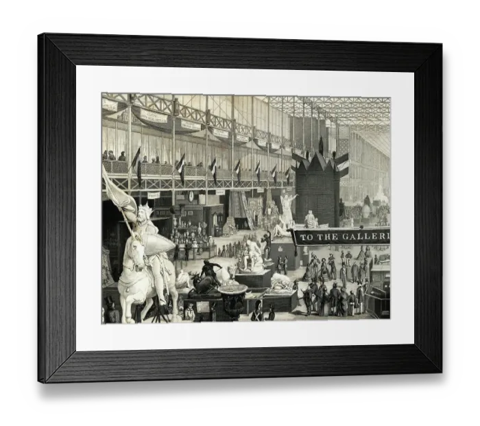 Framed Print : Main Avenue At The Great Exhibition Framed Print : Main Avenue At The Great Exhibition