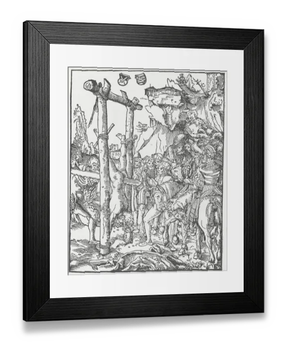 Framed Print : Woodcut from Symbol of the Holy Apostles Framed Print : Woodcut from Symbol of the Holy Apostles