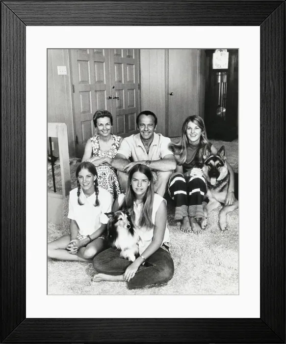 Framed Print : Alan Shepard with his Family at Home Framed Print : Alan Shepard with his Family at Home