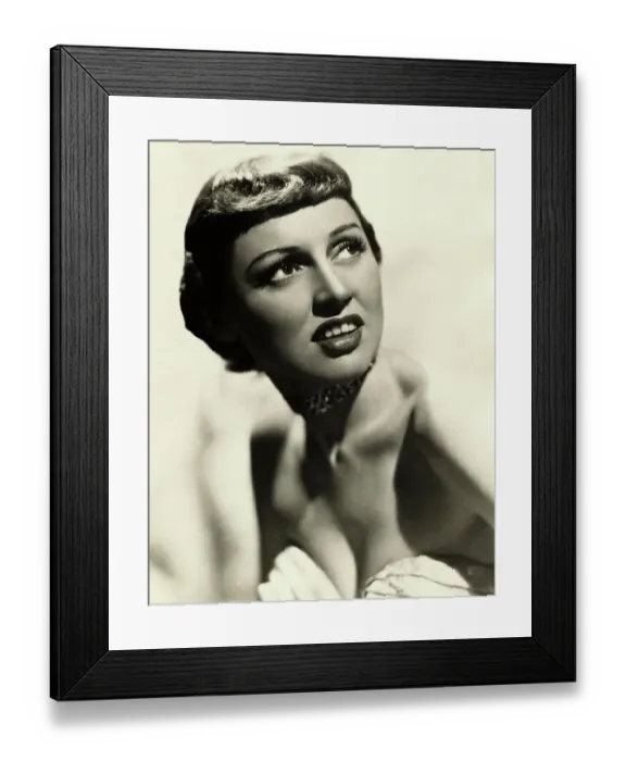 Framed Print : Anita O'Day in Evening Gown Framed Print : Anita O'Day in Evening Gown