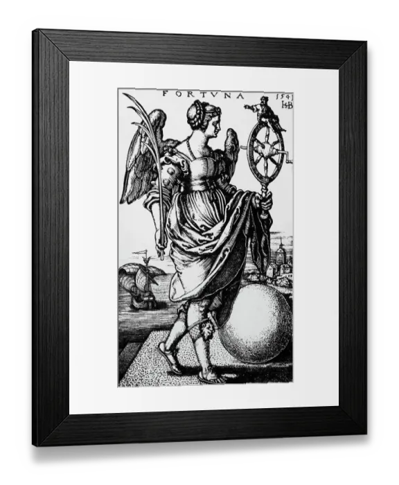 Framed Print : Fortuna By Behaim