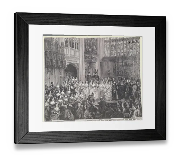 Framed Print : Royal Marriage at Windsor Castle Framed Print : Royal Marriage at Windsor Castle