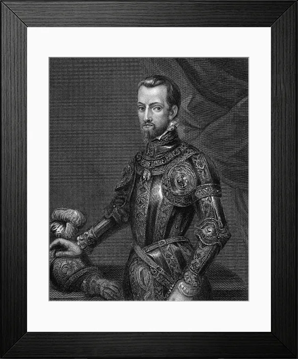 Framed Print : Philip Ii The King Of Spain Framed Print : Philip Ii The King Of Spain