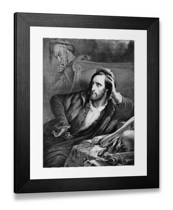 Framed Print : A Scene From Goethe'S Poem Faust Framed Print : A Scene From Goethe'S Poem Faust
