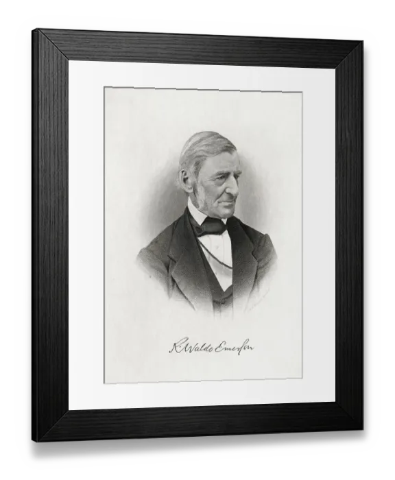 Framed Print : Ralph Waldo Emerson Framed Print : Ralph Waldo Emerson