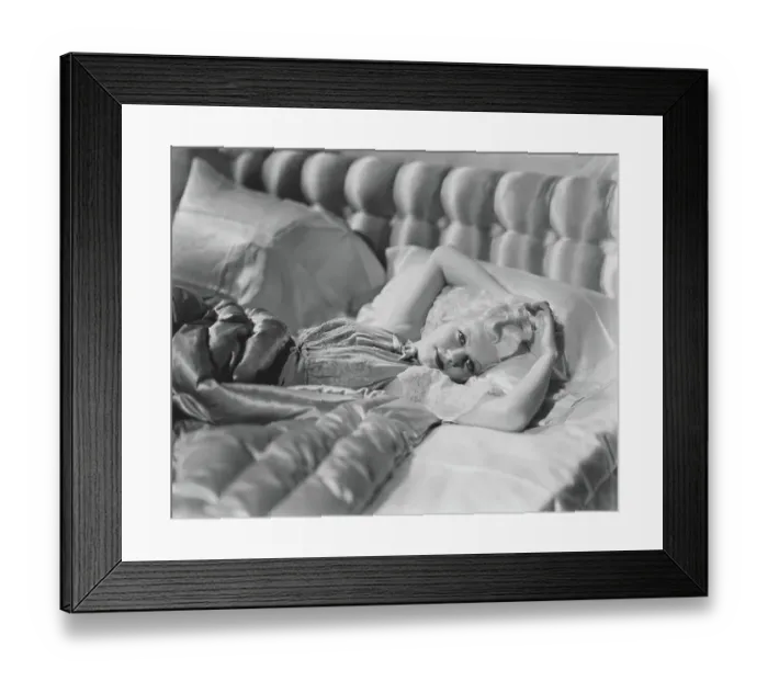 Framed Print : Portrait of Jean Harlow Framed Print : Portrait of Jean Harlow