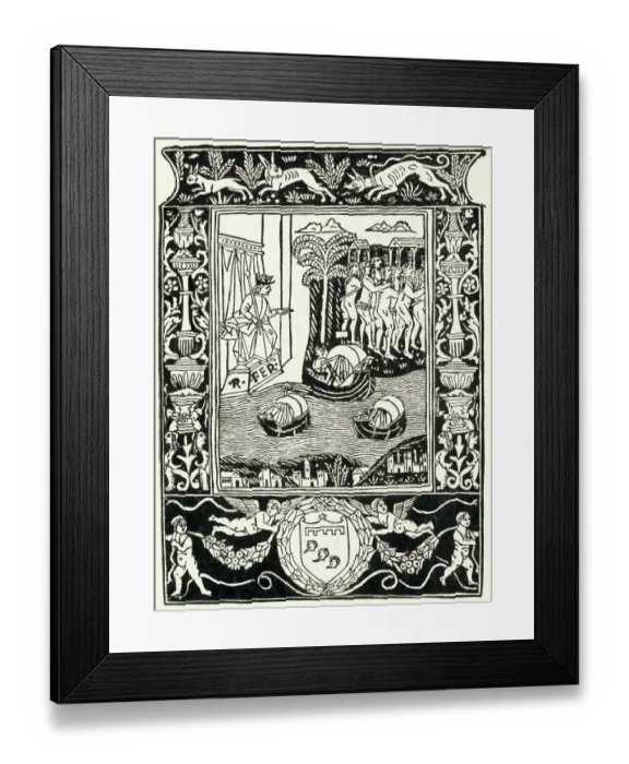 Framed Print : Frontispiece For Christopher Columbus Framed Print : Frontispiece For Christopher Columbus