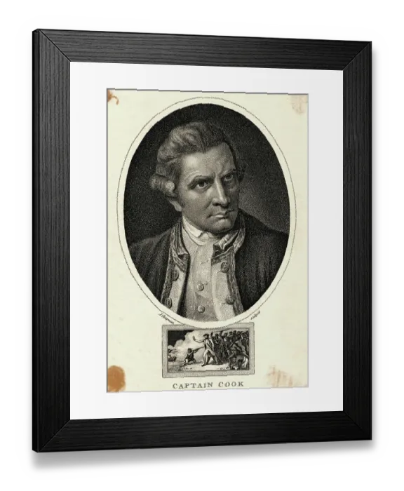 Framed Print : James Cook Framed Print : James Cook