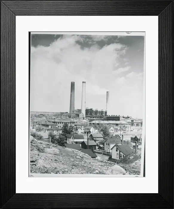 Framed Print : International Nickel Company of Canada Framed Print : International Nickel Company of Canada