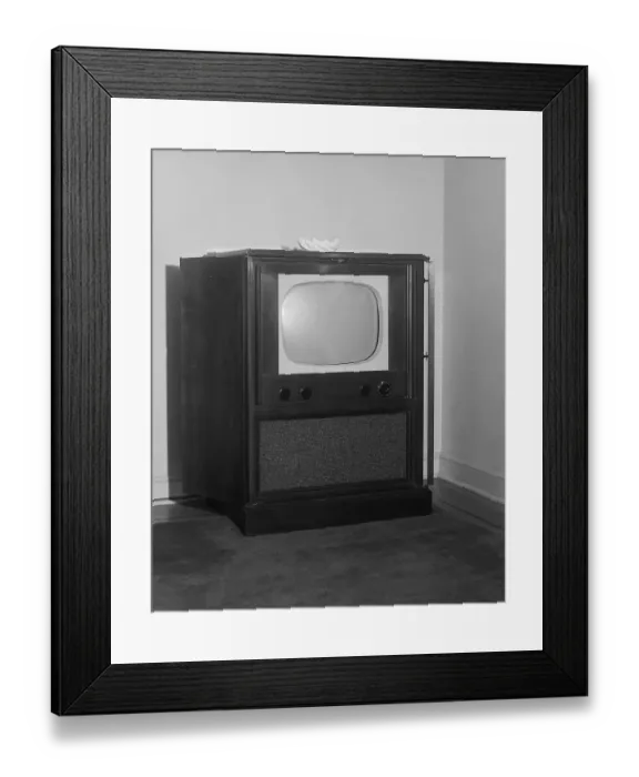 Framed Print : Classic Console Television Framed Print : Classic Console Television
