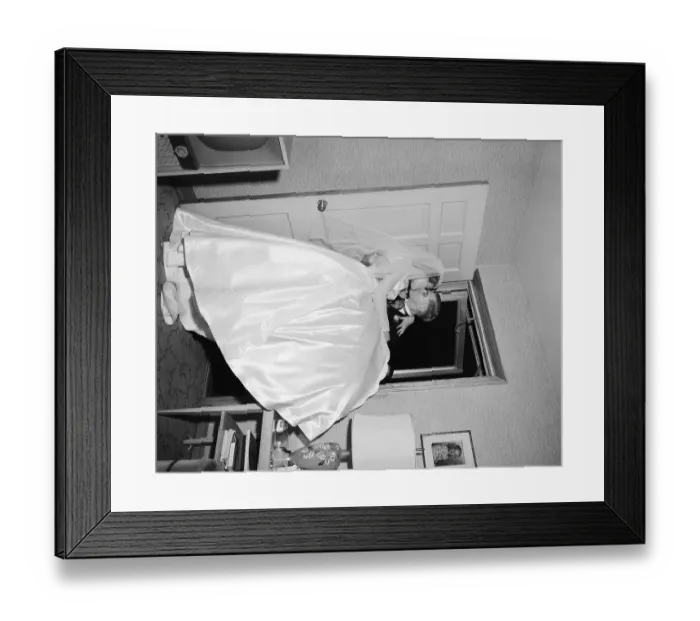 Framed Print : Groom Carrying Bride over Threshhold Framed Print : Groom Carrying Bride over Threshhold