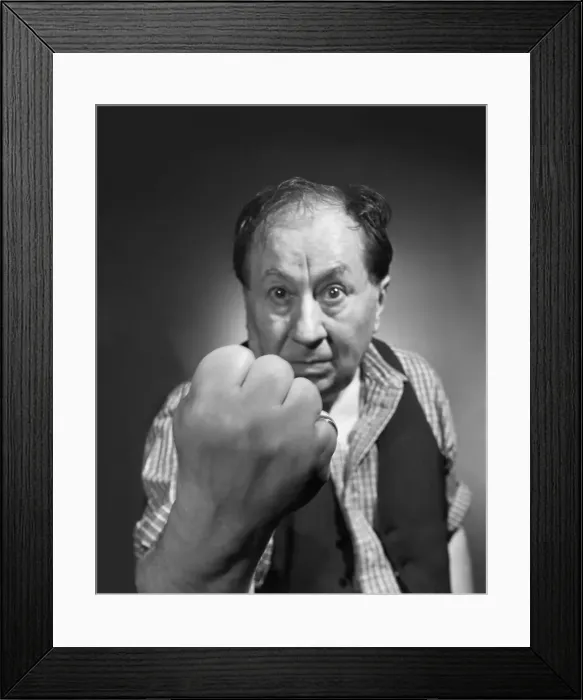 Framed Print : Man Making Fist Framed Print : Man Making Fist