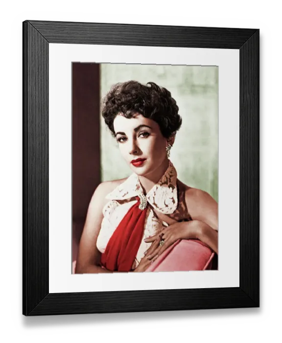 Framed Print : Elizabeth Taylor Framed Print : Elizabeth Taylor