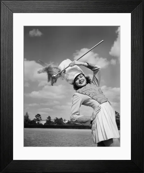 Framed Print : Drum Major