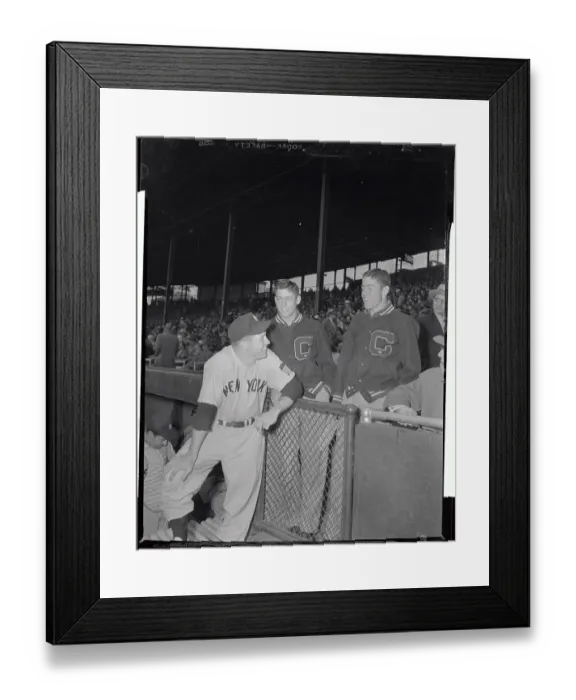 Framed Print : Yankee Baseball Player Mickey Mantle with his Brothers Framed Print : Yankee Baseball Player Mickey Mantle with his Brothers