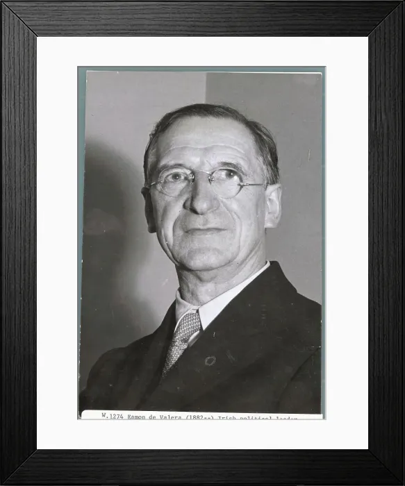 Framed Print : Ireland's Eamon de Valera Framed Print : Ireland's Eamon de Valera