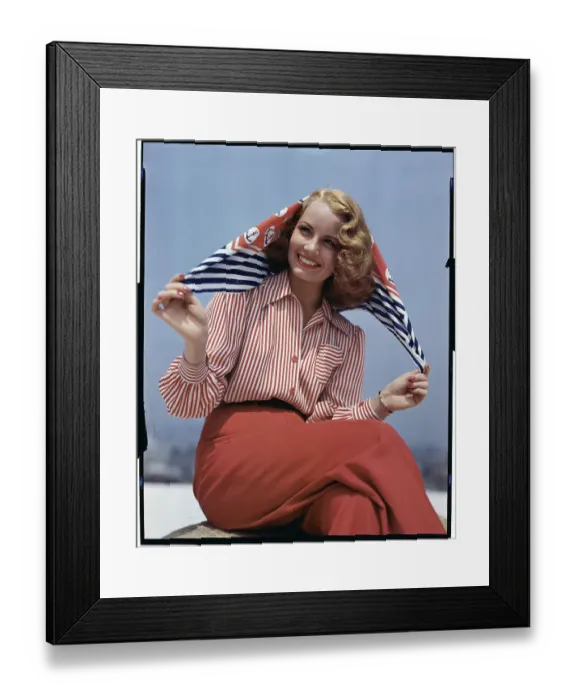 Framed Print : Actress Janet Blair