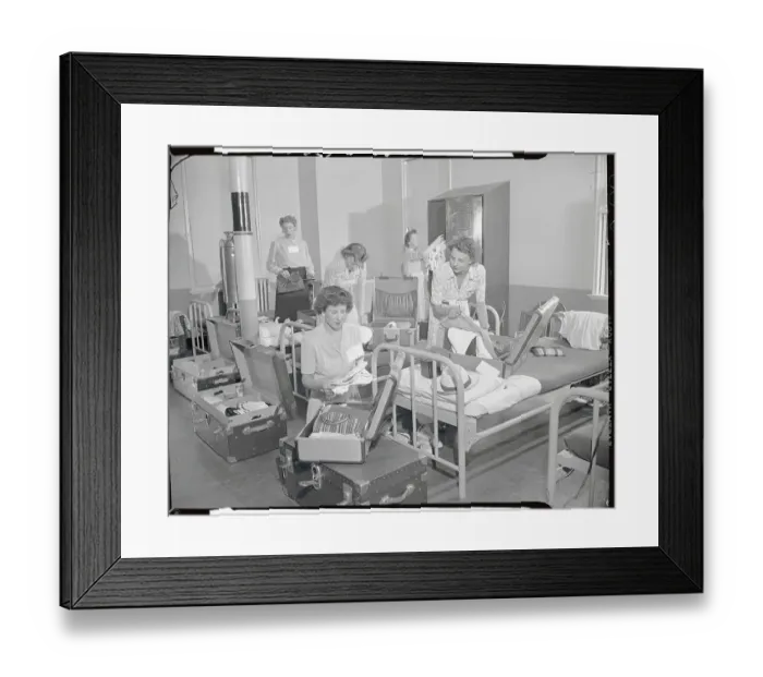 Framed Print : New Women in Military Settling Down in Barrack Framed Print : New Women in Military Settling Down in Barrack