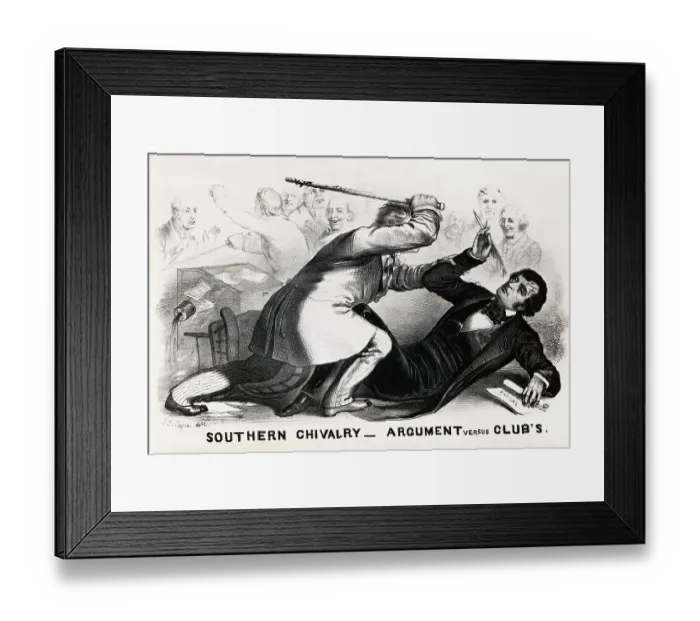 Framed Print : Southern Chivalry - Argument Versus Club's by J.L. Magee Framed Print : Southern Chivalry - Argument Versus Club's by J.L. Magee
